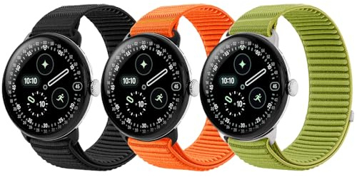 SimpleThings Sportarmband für Pixel Watch 2/1/3 4 (41mm 45mm) Armband | Sport Loop Nylonband kompatibel mit Google Watch 4/3 (45mm 41mm)/2/1 , Herren Damen, Atmungsaktive Weiche