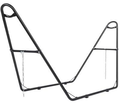 LEADZM Hängemattengestell - Universelle Hängemattenhalterung aus Stahl, bis 250 kg - Hängematten geeignet für 2 bis 3 M - wetterfest, robust und sicher, Geeignet für Gärten, Balkone und Schwimmbäder