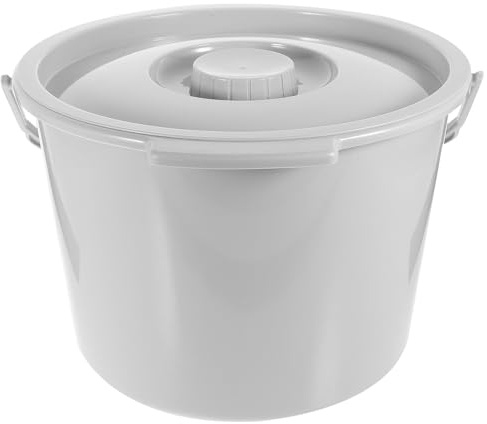 WATIIFUFU Pot de Chambre Portable Grand Format Couvercle Anti-éclaboussures, Seau à Urine pour Adultes, Chaise Toilette Pratique pour Usage Intérieur et Extérieur, Camping et Urgence,