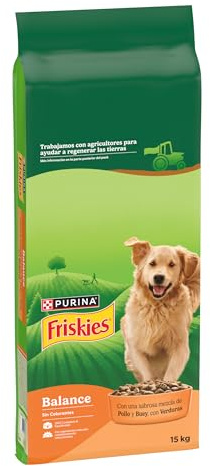Purina Friskies Vitafit Complete Pienso para Perro Adulto con Pollo, saco de 15kg