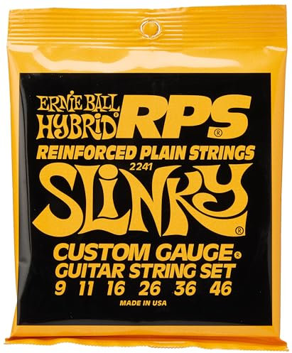 Ernie Ball Hybrid Slinky RPS E-Gitarrensaiten, Nickelwicklung, Stärke 9–46