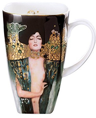 Goebel Gustav Klimt Becher, Tasse Judith I H. 14cm 450ml Porzellan