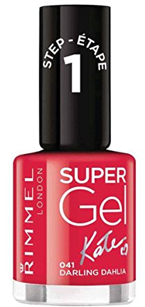 Rimmel London Super Gel Nail Polish At-Home Gel Manicure, Darling Dahlia, Pink Shades - 12ml