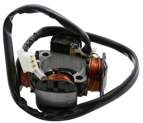 2EXTREME Lichtmaschine Stator Morini 79mm kompatibel mit Benelli K2 50 LC | Morini AT altes Modell, 4 Spulen, Polrad Innendurchmesser 80 mm; kompatibel mit Benelli Naked 50, Pepe 50, Derbi Vamos 50