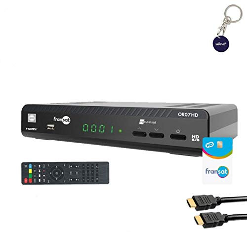 WISI OR07HD Ricevitore satellitare HD + scheda Fransat + cavo HDMI