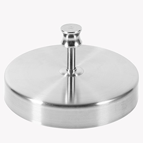Hamburger Presses, Stainless Steel Heavy Duty Stuffed Hamburger Meat Beef Press Patty Maker Kitchen Tools, Makes 4 1/2 Patties, 1/4lb to 3/4lb
