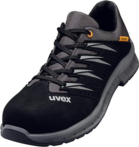 Uvex Damer Sandali 2 trend S1 P SRC arbetsskor, Grigio, Nero, 38 EU