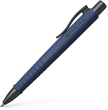 Faber-Castell 241189 - Kugelschreiber Poly Ball, urban navy blue, 1 Stück, mit auswechselbarer Mine, dokumentenecht