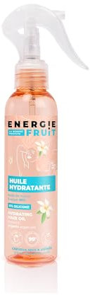 ENERGIE FRUIT | Huile Cheveux hydratante | Monoï & Huile d'argan BIO | Cheveux Secs Abimés | Vegan | 150ml