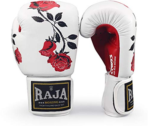 CYYZB Guanti Boxe Formazione per MMA Guanti di Perforazione del Muay Thai Guanti in Pelle in Pelle Sparring Infuso Gel Formazione per Sparring Bende per Uomini e Donne,10oz