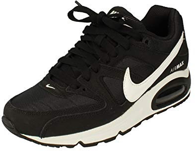 NIKE Mujeres Air MAX Command Running Trainers 397690 Sneakers Zapatos (UK 5 US 7.5 EU 38.5, Black White 021)
