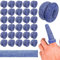 Vendaje para dedos (30 unidades, elástico, transpirable, para esguinces, jardín, trabajo, cocina, color azul)