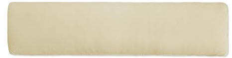 TRAUMSCHLAF Feinjersey Kissenbezug – weich & atmungsaktiv aus 100% Baumwolle – Jersey-Qualität, geschmeidig & pflegeleicht – mit Reißverschluss – 40x140 cm für Seitenschläferkissen, Taupe