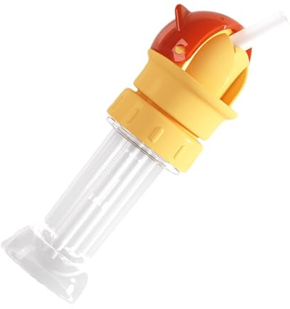 Maciun Trinkflaschenauslauf Adapter mit Strohhalm | Silikon-Wasserflaschenadapter mit Strohhalm | Flaschenaufsatz-Auslauf für die meisten Standardflaschen, Trinkflaschenverschlüsse für Kinder