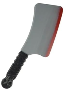 GA COMMUNICATIONS Halloween Scary Prank Props, Realistic Bloody Knives Machete Cleaver & Pitchfork Party Supplies Tricksters Horror Prank Toy Fancy Dress Up Costume Party Accessory