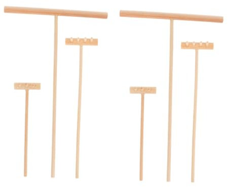 ifundom Zen Garden Rakes and Mini Sand Rakes for Meditation Sand Table Crafting Tools Set Suitable for Zen Garden Decoration 2 Sets