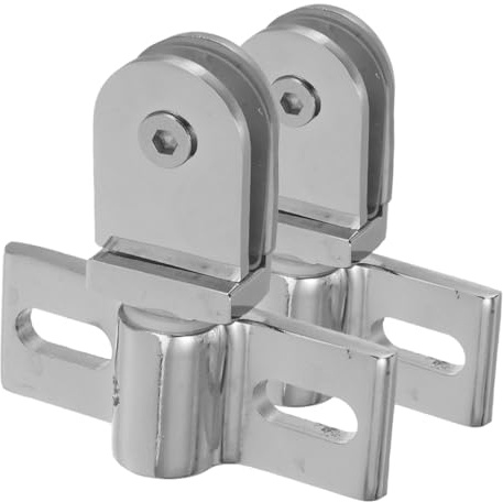ABOOFAN Charnières Pivotantes Pour Portes Armoires Fixation Alliage De Zinc Conception Ouverture Bidirectionnelle Compatible Avec Portes Verre Quincaillerie De Douche Domestique