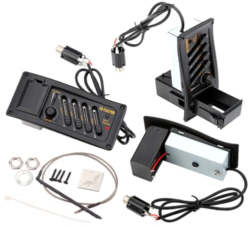 ERINGOGO Akustische Gitarre Tonabnehmer Sound Pickup Für Gitarrensteg Ersatz-tonabnehmer Mit Preamp System Für Akustikgitarren
