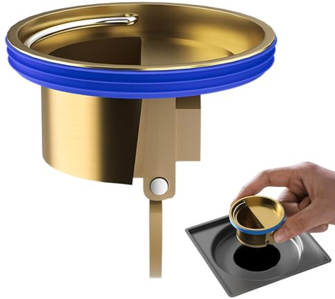 Shower Drainage Backflow Peeterer-Odor Sealed Core Drainage with Automatic Locking Cap, Protection Valve for Shower, Sewer Gas Stopper | Assembl