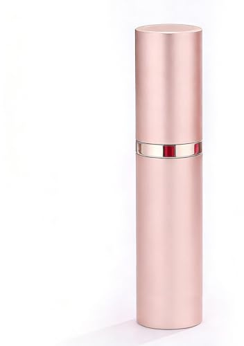 Moling 10ML Atomizador Perfume Recargable,Miniaturas Perfume Botella Spray Viaje,Totalmente Estanco,para Bolsos de Mano y Maletas Rosegold