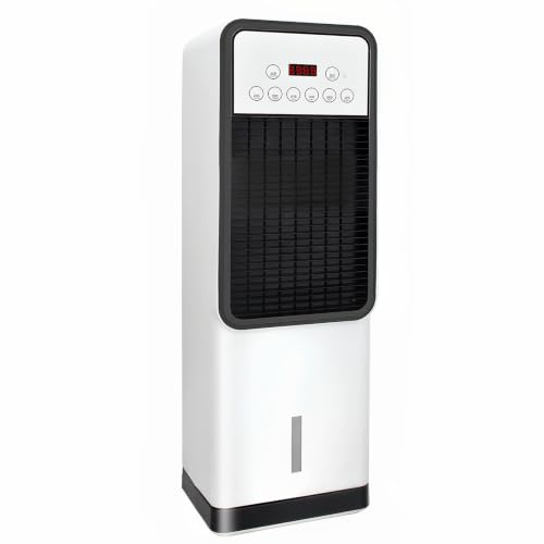 Aire Acondicionado Portátil, Enfriador Evaporativo Con Mando a Distancia, Funcionamiento Silencioso, 4 Modos, 3 Velocidades, Temporizador De 8h, Para Dormitorio Y Salón