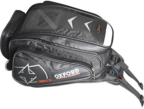 Oxford ol166 X30 Strap on T de Bag, Negro