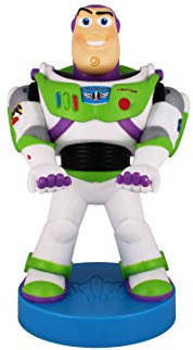 Cableguys Toy Story Buzz Lightyear Controller Holder & Phone Stand - Gaming Accessories for Room and Desk Setup, Holder Compatible with Xbox, PlayStation & Most Standard Game Controllers