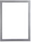 Exacompta - Ref. 39200E - 1 pochette aimantée Cadre d'affichage magnétique en PVC - Porte Document, photo, notes, règlements, instructions, porte, mur … - Format à classer A4 - Bordure cadre argent