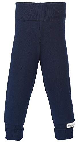 Engel Natur Baby Hose mit Nabelbund Reine Bio-Baumwolle, Indigo, Gr. 62/68