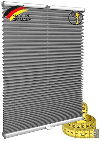 Gardinen21 Konfigurieren Sie Ihr eigenes Plissee mit Bohren Maßgefertigt für Türen & Fenster | Sonnenschutz und Blickdichte Rollos