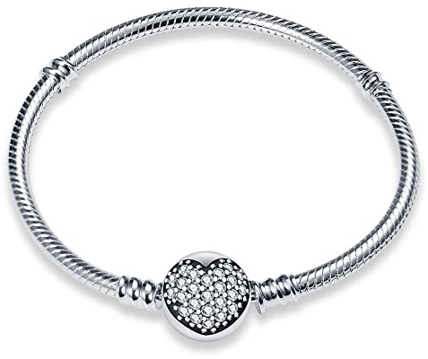 Pandach Armband Damen 925 Sterling Silber, Armbänder Moments Schlangen-Gliederarmband Armkette Valentinstag Muttertag Geburtstags Weihnachten Geschenk für Frauen Freundin Mama