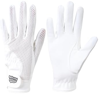 Harrison Howard Kids Horse Riding Gloves Comfortable Grip for Boys and Girls Horseback Riding Running or Cycling Lightweight Equestrian Gloves White Age 8-10 Years