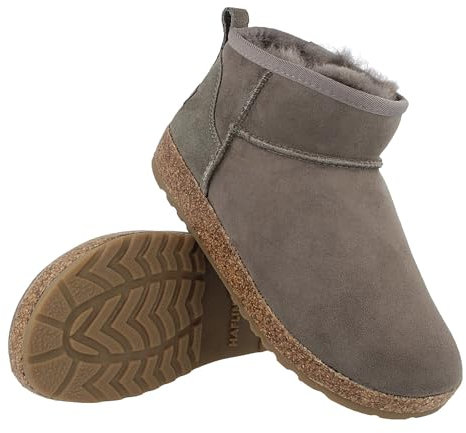 HAFLINGER Stivali in pelle di agnello Aino Elsa Outdoor Stivali unisex, Elsa antracite, 38 EU