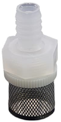 Rückschlagventil-Filtersieb, Filter-Fußventil, Fußventil mit Rückschlagventil, 1 Stück 4–25 mm Sieb, 1/2 Zoll 3/4 Zoll Edelstahl-Maschenfilter, Aquarium-Wasserpumpe, Gartenbewässerungsfilter(3/4*16mm)