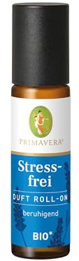 PRIMAVERA Duft Roll-On Stressfrei bio* 10 ml - Lavendel - Aromaöl, Duftöl, Aromatherapie für unterwegs - beruhigend - vegan