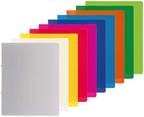 Brunnen 10-Ring-Ordner, A4, 2 Ringe 16 mm, extra stark, farbig, sortiert nach Vertiefungen