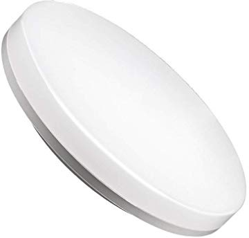 LED 18W Genuine IP44 Ceiling Lights, Day White,Size: 220 * 48 1800LM, Lighting for Bathroom, Kitchen, Hallway, Office, Corridor, Flush Ceiling Light, Bath Ceiling Light, 2 Year Warranty (4000K)