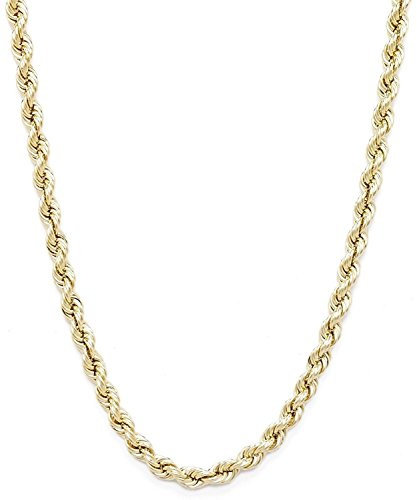 PRINS JEWELS 14 Karat 585 Gold Kordelkette Gelbgold 3.80 mm Breit