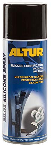 Altur SIL02 Lubrificante siliconico Multiuso, Azione Idrorepellente, Spray ml.400