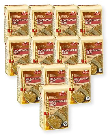 BIELMEIER 12 KG KÜCHENMEISTER Brotbackmischung Roggenmischbrot a 1 KG Frießinger Mühle
