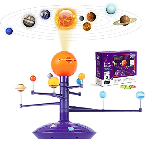 Science Can Solar System for Kids, Solar System Model Kit Planetarium Projector for Kids, Talking Planets Space Toys for 4 5 6 Year Old Boys Girls