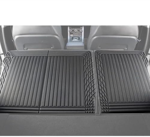 TripleAliners Vehicle Mat Universal Fit Trunk Cargo Liner All Weather Protection XPE Material Seat Back Protector Trim-to-Fit Compatible with Most Cars SUV Sedan(Backrest Mat) NO for Suede Surface
