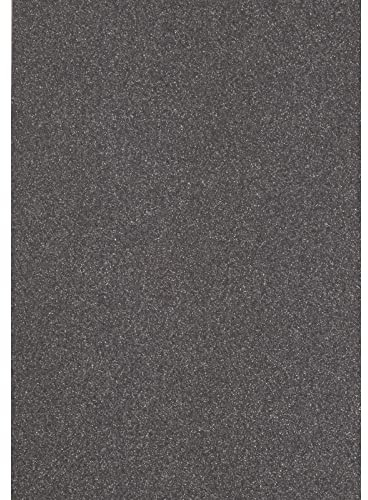 Florence Glitzerpapier zum Basteln - Grau - Papierbasteln 5 Stück - A4 Bastelpapier mit Glitzer für Scrapbooking, Stanzen und Kartengestaltung - 250 gsm