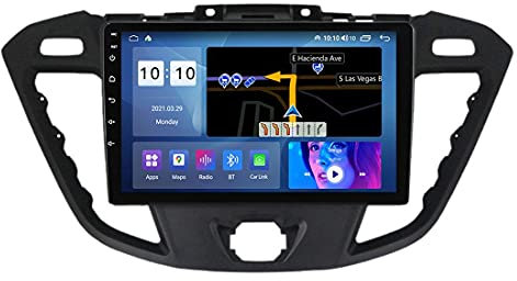 Navigatore satellitare per Auto GPS Android 10.0, Radio per Ford Transit 2013-2018 unità Principale di Navigazione Lettore multimediale MP5 Ricevitore Video con 4G WiFi DSP RDS FM Mirrorlink