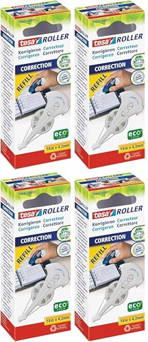 tesa Korrekturroller Nachfüllkassette (Packung mit 4)