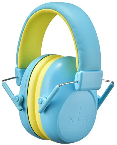 ERM TOOL Kids Ear Defenders Children, 28dB Noise Cancelling Earmuffs, Toddler Ear Protection, Feather-Feel Ear Ptrotection Kids, Comfortable Lightweight for Concentrate, Firework, Loudy Music, Blue