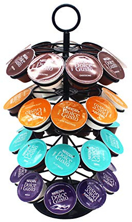YGJT Soporte giratorio para cápsulas de café Dolce Gusto, soporte giratorio para cápsulas de café Dolce Gusto, soporte de almacenamiento para cápsulas de café para 36 piezas (no incluye cápsulas de