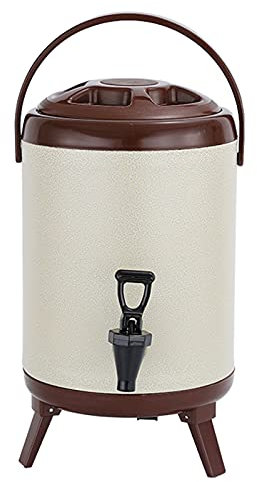 Wasserspender, Heißgetränkespender aus Edelstahl für Glühwein, Kaffee, heiße Schokolade, Milchtee, Isolierfass für Zuhause, Party, Gewerbe, leicht zu reinigen