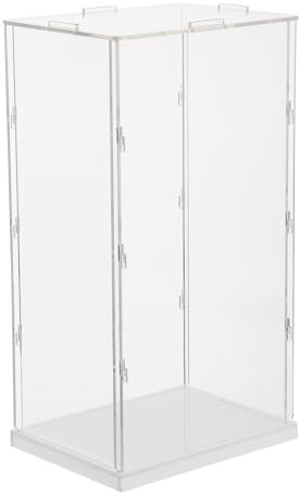 COSMEVIVI Acryl Box Transparent Schaukasten Modellvitrine Durchsichtige Vitrine Lagerung Fall Für Sammlerstücke Und Spielzeug