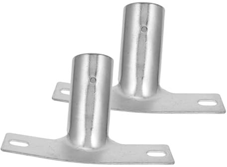 2pcs Iron Push Broom Handle Bracket Replacement for Cleaning Tools